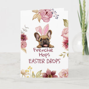 Cartão de Páscoa engraçado personalizável do Frenc