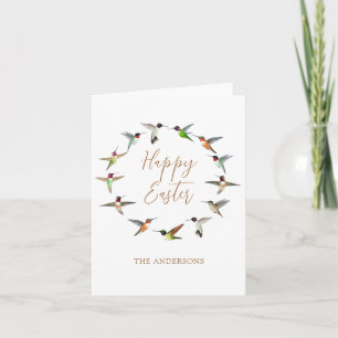 Cartão de Páscoa Personalizado com Felicitações