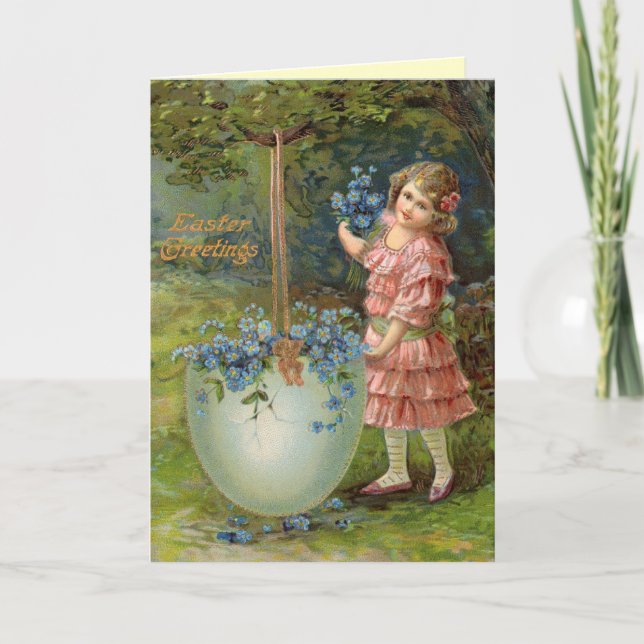 Cartão de Páscoa vitoriano (Frente)