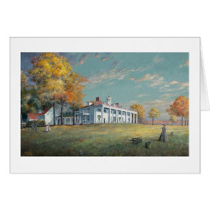 Cartão de Paul McGehee "outono em Mount Vernon"