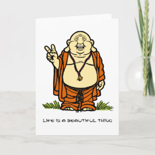 Cartão de Paz Buddha