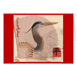 Cartão de Paz Vermelho