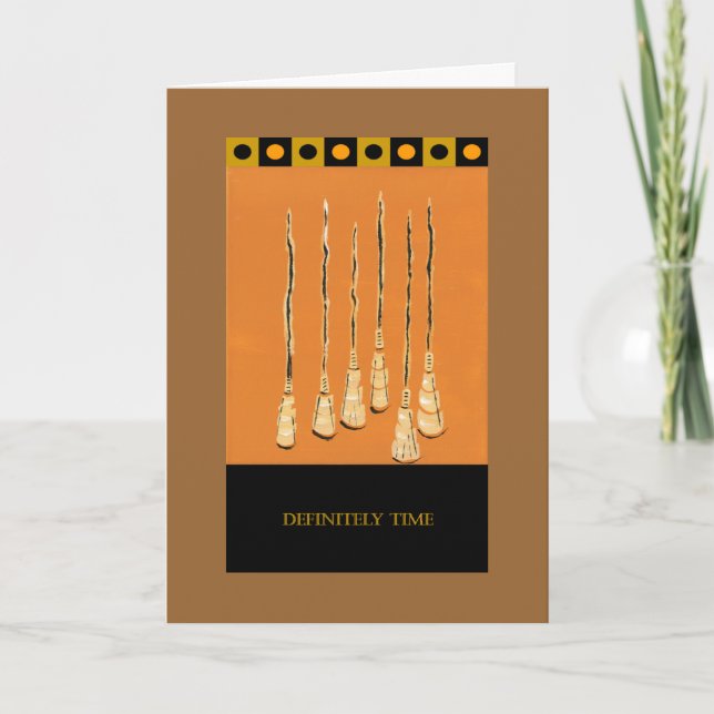 Cartão de PedagogyGreetings: Vassouras do (Frente)