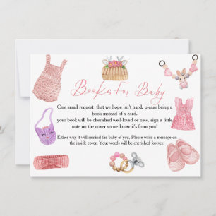 Cartão de pedido de livro Boho Clothesline para be