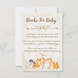 Cartão De Pedido De Livro Da Woodland, Livros Para