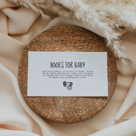 Cartão de pedido de livro de chá de bebê de elefan