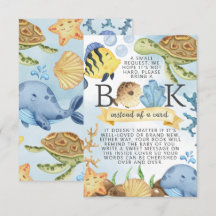 Cartão de pedido de livros para bebê Debaixo do Ma
