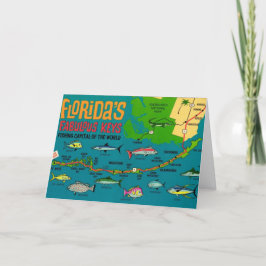 Cartão de Peixe da Flórida