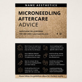 Cartão De Penhor Dermal Dourado Com Leitura Podero