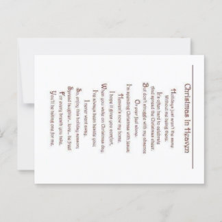 Cartão de Perdão de um Ente Querido