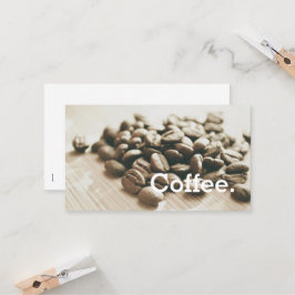 Cartão de perfuração simples monocromático da