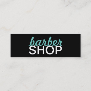 cartão de perfurador do barbeiro