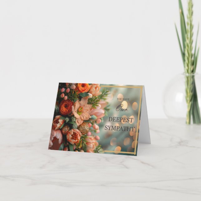 Cartão de pêsames (Frente)