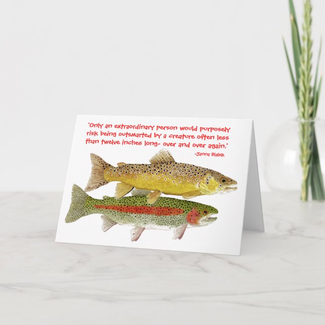 Cartão de Pesca Humorístico II (Frente)