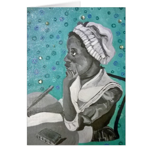 Cartão de Phillis Wheatley (Frente)