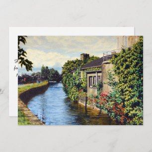 Cartão de Pintura Trabalho de arte da Irlanda Verd