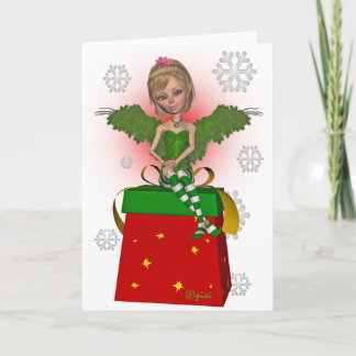 Cartão de Pixi do presente do Natal