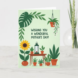 Cartão de Plantas Mãe Matte