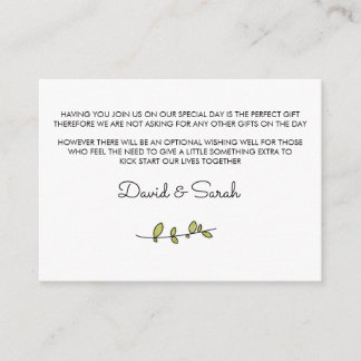 Cartão de Poço dos Desejos