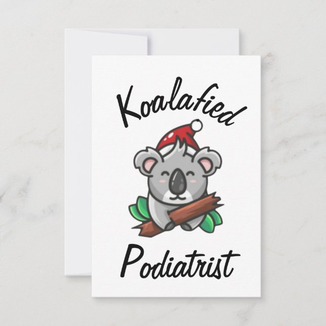 Cartão de Podiatra Koalafied (Frente)