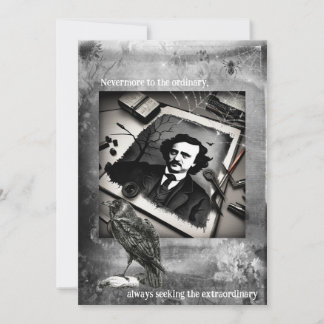 Cartão de Poe Edgar Allen