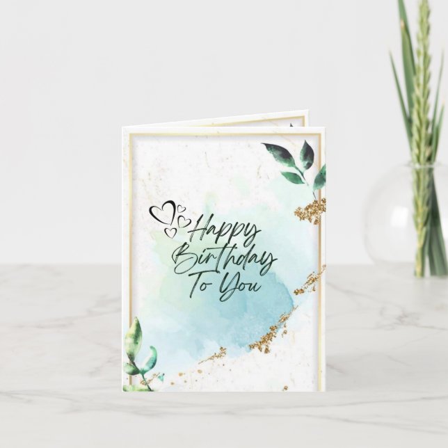 Cartão de Poema de Aniversário da Mãe Engraçado (Frente)