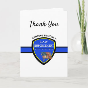 Cartão de Polícia de polícia