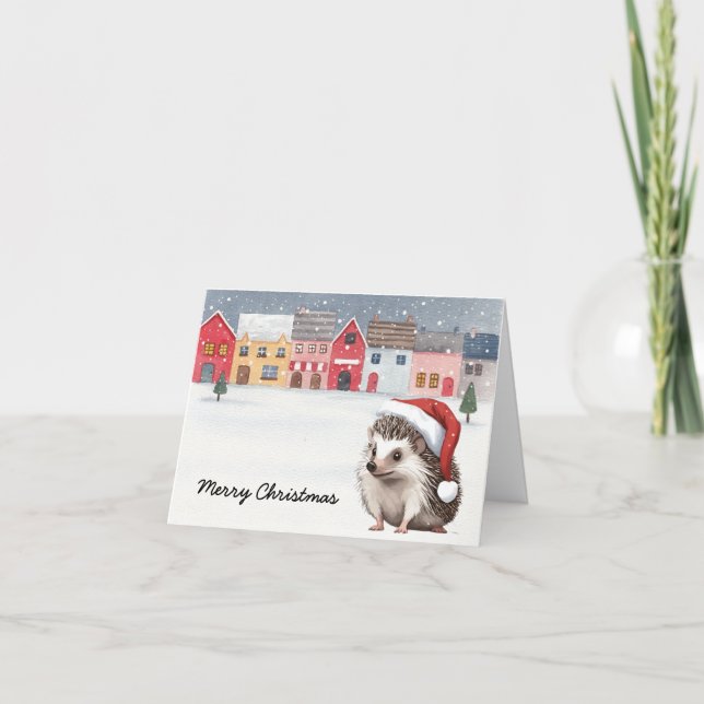 Cartão de porco de Natal (Frente)