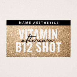 Cartão de Pós-Cuidados de Derramador Dourado de Lu