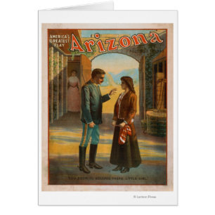 Cartão De "poster #2 do grande jogo América" da arizona