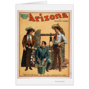Cartão De "poster #3 do grande jogo América" da arizona