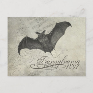 Cartão de Posto Bat Collage da Transilvânia 1897