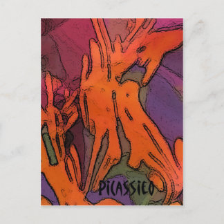 Cartão de Posto Colorido e Corajoso do Guerreiro d