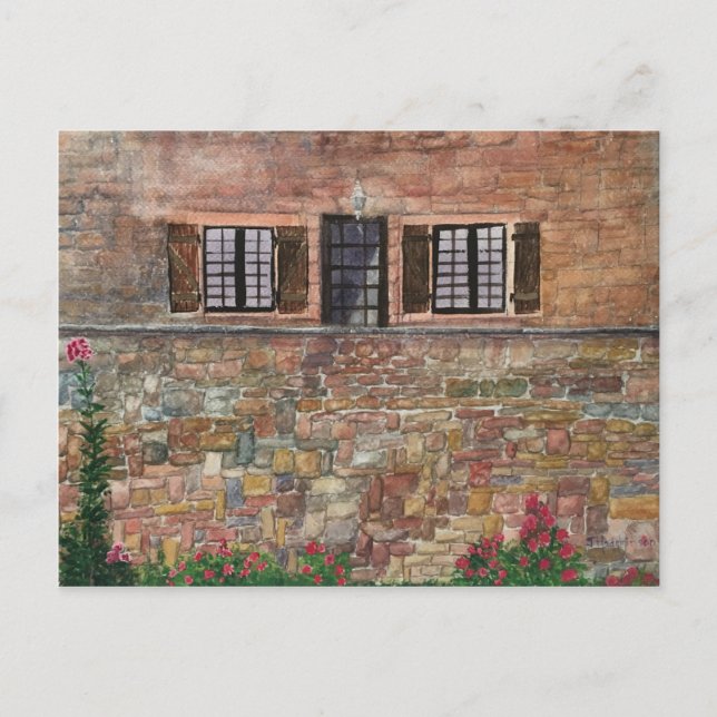 CARTÃO DE POSTO DA CASA DE PEDRA (Frente)