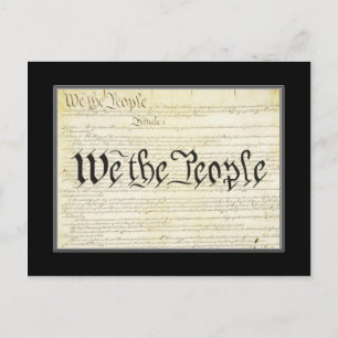 Cartão de Posto da Constituição dos EUA