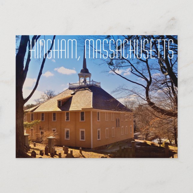 Cartão de Posto da Igreja de Nave Antiga de Massac (Frente)