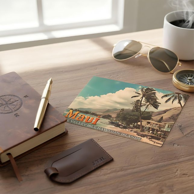 Cartão de posto da ilha Maui Havaiana (Criador carregado)