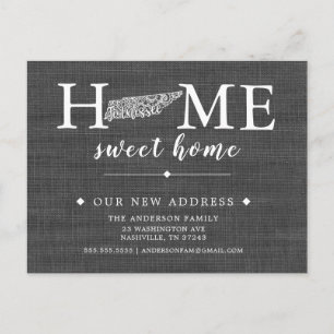 Cartão de Posto de Anúncio de Movimentação do 