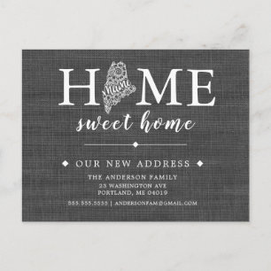 Cartão de Posto de Anúncio de Movimentação do Esta