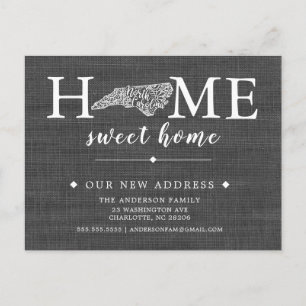 Cartão de Posto de Anúncio em Movimentação do Esta