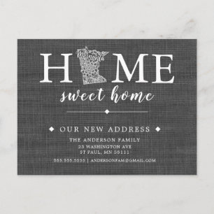 Cartão de Posto de Anúncio Móvel de Estado MINNESO