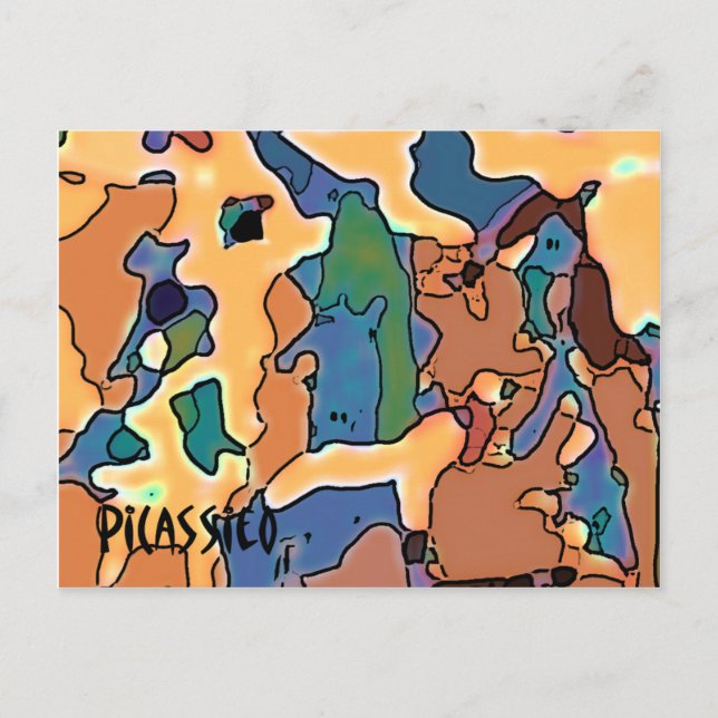 Cartão de Posto de Fazenda de animais de arte bran (Frente)