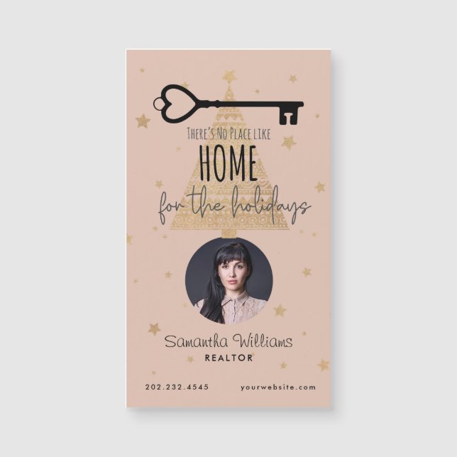 Cartão de Posto de Feriado de Imobiliário Corporat (Frente)