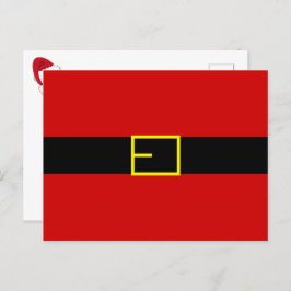 Cartão de Posto de Férias de papais noeis