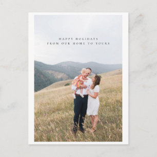 Cartão de Posto de férias minimalista