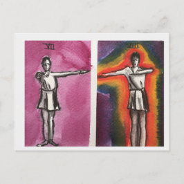 CARTÃO DE POSTO DE MOVIMENTOS DE DANÇA Vii,VIII DA