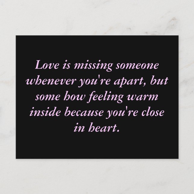 Cartão de Posto de Relação de Longa Distância (Frente)