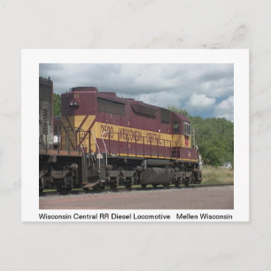 Cartão de Posto do trem.