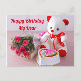 Cartão de posto Feliz Aniversário