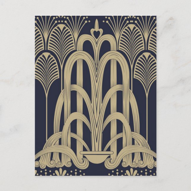 Cartão de Posto Fonte de Aço Azul (Frente)